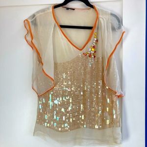 Fun sequined top from Italy
